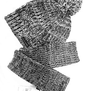 Rebecca Minkoff hat and arm warner set